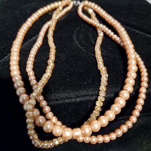Faux Pearl Necklace